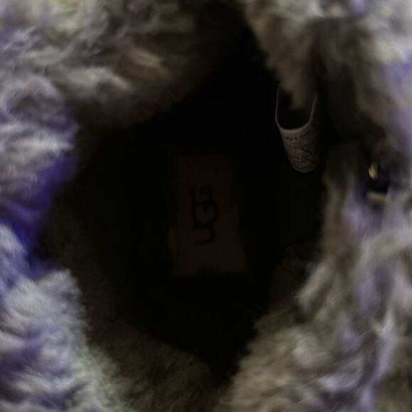 Ugg Harrison Cuff Winter Boots Black Suede, Size 8.5, NWT no box - Picture 11 of 12